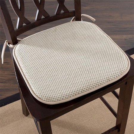 LAVISH HOME Lavish Home 69-05-T Memory Foam Chair Cushion for Dining Room; Kitchen; Outdoor Patio & Desk Chairs - Taupe 69-05-T